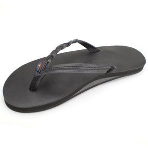 Rainbow Sandals Flirty Braidy Black